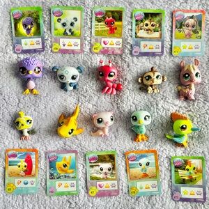 Lot of 10 Littlest Pet Shop Pets